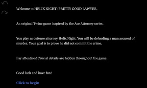 play Helix Night: Pretty Good Lawyer