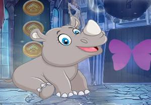 play Lovable Infant Rhino Escape