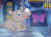 play Lovable Infant Rhino Escape