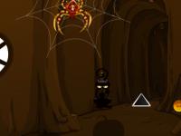 play Halloween Spider Cave Escape