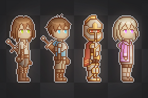 play Customizable Pixel Character
