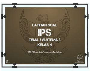 play Latihan Soal Kelas 4 - Ips - Tema 3 Subtema 3