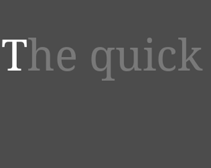 play Typing Progress