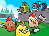play Merge Cannon - Chicken Defense