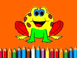 play Bts Funny Frog Coloring Book