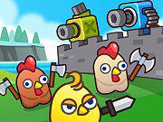 play Merge Cannon: Chicken Defense