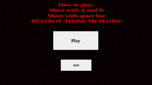play Meteor Destroyer