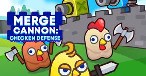 Merge Cannon: Chicken Defense