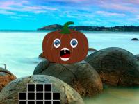 play Halloween Pumpkin Beach Escape