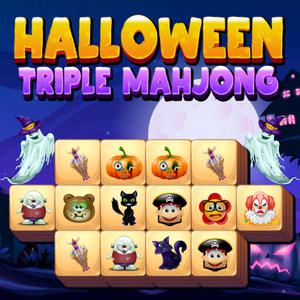 play Halloween Triple Mahjong