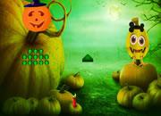 play Emoji Pumpkin Forest Escape