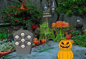 play Halloween Pumpkin Gem Escape