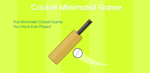 play Cricket Minimalist Game