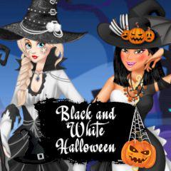 play Black And White Halloween