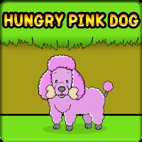 play G2J Hungry Pink Dog Escape