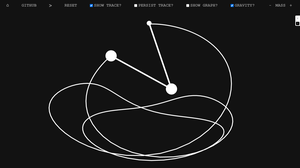 play Interactive Double Pendulum Playground