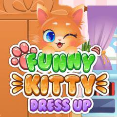 play Funny Kitty Dress Up