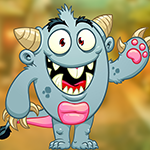 play Happy Gray Monster Escape