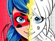 play Miraculous Ladybug Color By Number