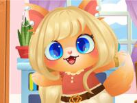 play Funny Kitty Dress Up