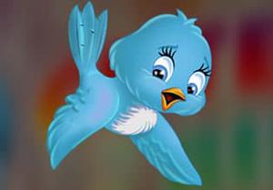 Cute Blue Bird Escape