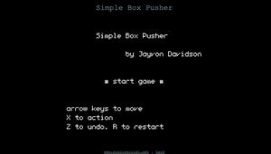 play Simple Box Pusher - 10 Levels