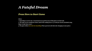 play A Fateful Dream