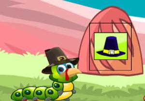 play Thanksgiving Caterpillar Escape