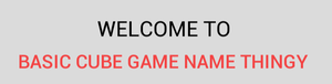 play Simple Cube Game