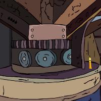 play Genie Damaged Old Room Escape