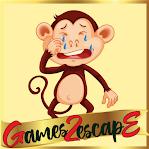 play G2E Sad Monkey Banana House Escape Html5