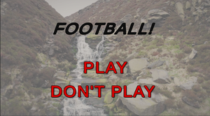 play Football! 1366 X 768