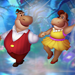 play Cute Hippo Couple Escape