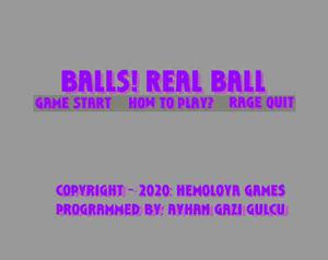 play Balls: Real Ball!
