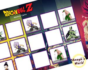 play Dragon Ball Z - Memory Game