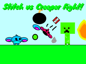 play Stitch Vs Creeper Fight!