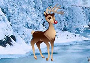 play Reindeer Waterfall Escape