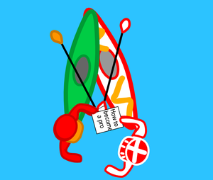 play Skimming Canoe
