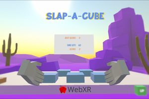 Slap A Cube Webxr