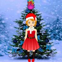 G2R-Christmas Girl Tree Escape Html5