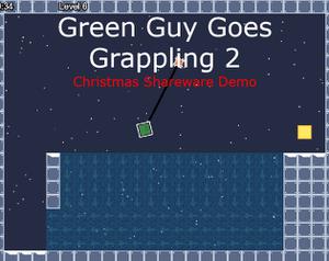play Green Guy Goes Grappling 2 Christmas Shareware Demo