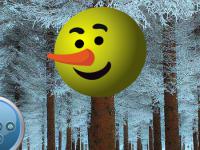 play Snowman Emoji Forest Escape