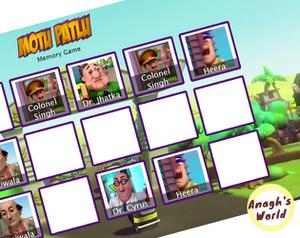 play Motu Patlu - Memory Game