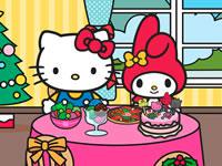 play Hello Kitty And Friends Xmas Dinner