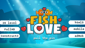 Fish Love - Pull The Pin. Template
