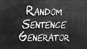play Random Sentence Generator