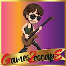 G2E Rock Guitarist Room Escape Html5