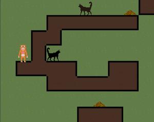 play Hagar Feeds Cats
