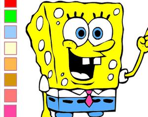 play Sponge Bob Coloring Game