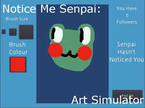 play Notice Me Senpai: Art Simulator